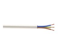 Câble électrique souple HO5VV-F 3G2,5 mm² 25m blanc
