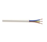Câble électrique souple HO5VV-F 3G2,5 mm² 50m blanc