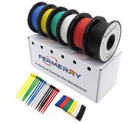Câble électrique torsadé, calibre 30 AWG (0,05 mm²), 6 couleurs, 30 mètres par couleur