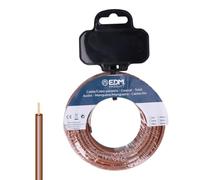 Câble électrique unifilaire EDM 28584 marron 20 m h07z1-k - Marque : EDM Product - EAN : 8425998285840