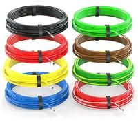 Câble électronique AUPROTEC 4,0 mm² Ensemble de 8 couleurs à 10 m FLRY-B en anneau