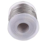 Câble en acier inoxydable de 0,8 mm, 100 mètres, en acier 304, construction 7x7, pour suspension