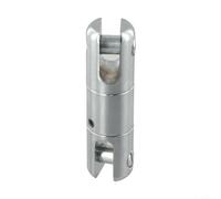 Câble en alliage d'acier/câble pivotant à tirer, connecteur rotatif à roulement à billes, pour transmission d'énergie et câble souterrain/traction 1T/3T/5T (1T)