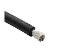 Câble En Cuivre Et Caoutchouc De Silicone Souple, 1/5/10M, 18, 16, 14 AWG, Fils D'éclairage Flexibles, Cordon D'alimentation Électrique, Voiture(Black,10M 18AWG)