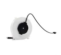 Câble enrouleur automatique compact de 1,2 m pour Android ou 3 m de type C | Matériau ignifuge ABS, longueur réglable de 1,2 à 3 m, taille portable de 103 mm, sans nœuds pour le camping et les voyages