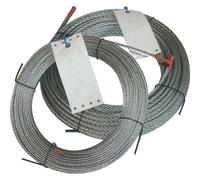 Câble galva d.4 mm 7x7 couronne de 100 m crm 1152 kg LEVAC - 1032E100