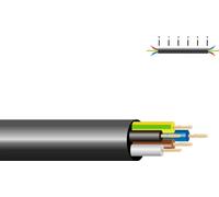 Câble H05vv-f 7x1mm Noir Câble Souple Multiconducteur Pour Applications Domestiques Et Tertiaires. - Sediles