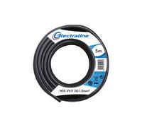 CABLE H05VVF 3G1.5 5M NOIR ELECTRALINE - 60107073D