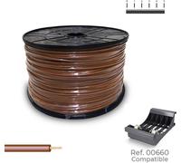 Câble H07z1-k 1,5mm2 Marron Sécurité Incendie, Sans Halogène - Sediles