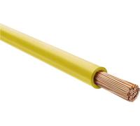 CÂBLE HELU (H)07V-K - (X07V-K) 1X6mm² YE (jaune) Conducteur unique PVC jaune AD 5,3mm Tension nominale Uo/U 450V/750V - 1 mètre