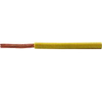 CÂBLE HELU (H)07Z-K 90 °C - (X07Z-K 90 °C) 1X4 mm² YE (jaune) Conducteur unique sans halogène jaune AD 4,9 mm Tension nominale Uo/U