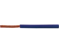 CÂBLE HELU H07V-K 1X1,5 mm² UBU (bleu outremer) Conducteur unique PVC bleu outremer AD 3,4 mm Longueur 100,0 mètres Tension nominale
