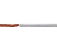 CÂBLE HELU H07V-K 1X1,5 mm² WH (blanc) Conducteur unique PVC blanc AD 3,4 mm Longueur 100,0 mètres Tension nominale Uo/U 450 V/750 V - 1 pièce