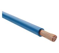 CÂBLE HELU H07V-K 1X4 mm² BU (bleu) Conducteur unique PVC bleu AD 4,8 mm Tension nominale Uo/U 450 V/750 V - 1 mètre