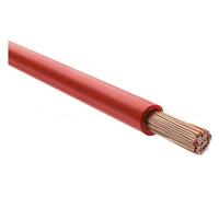 CÂBLE HELU H07V-K 1X4 mm² RD (rouge) Conducteur unique PVC rouge AD 4,8 mm Tension nominale Uo/U 450 V/750 V - 1 mètre