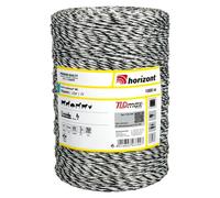 Câble horizont TURBOMAX, 6 conducteurs | Câble pour clôture électrique, matériau conducteur | Longueur de bobine : 1000 m