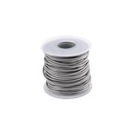 CâBle Inox Garde-Corps, 1 ensemble de cordes en acier inoxydable 15m, corde à vêtements robuste, linge, fil d'acier Uso apto para le travail domicile, l'usine et l'atelier (argent)