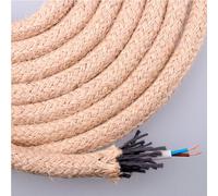 Câble Jute Rond Edm 20m Câble Textile Décoratif En Jute, 2x0.75mm - Edm