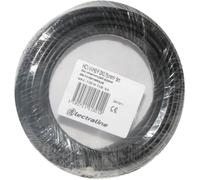 Electraline 60113025D Couronne de Câble H03 Vvh2-F 2X0, 75 10M, Noir