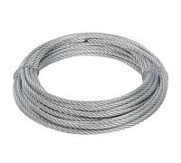 câble métallique, Câble d'acier aéronautique 7x19 torons, 8 mm de diamètre(80M/262.5Ft)