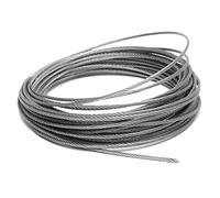 câble métallique, Câble en acier inoxydable de 3 mm garde-corps terrasse ou porche(80M/262.5ft)