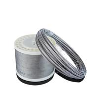 Câble Métallique Câble métallique de levage en acier inoxydable 304 diamètre 0,30 à 4, mm, 1 x 7, 19(0.5mm 1x7,20m)