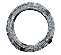 Câble métallique D.4,0mm L.200m 6 x 7+1 FE Force de rupture 9,38 kN Acier, galv.