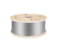 VEVOR Câble Métallique En Acier Inoxydable 316 Bobine 15200cm 1x19 Brins