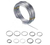 Câble Métallique Longueur 1 mètre, 5 mètres, 10, diamètre 0,2 mm - 3, câble en acier inoxydable 304, fil dur brillant simple, différentes longueurs(2.5mm 1 meters)