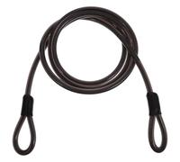 Câble Métallique Robuste 1,8m 9,7mm PVC Acier Noir Sécurisé | Résistant à L’usure, Forte Traction, Usage en Métallurgie, Protection Extérieure, Longueur 1,8m, Diamètre 9,7mm