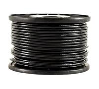 Câble métallique souple en acier inoxydable 304 avec revêtement en PVC noir 1/1,2/1,5/2/3/4/5/6 mm (20 m, 6 mm)