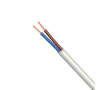 Electraline 11185 Couronne de Cable H03 VV-F 2X0,75 20M Blanc