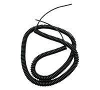 Câble multiconducteur spiralé bouclé 2,5 m extensible 5 m droit 14-24 AWG | Câble d'alimentation en spirale, câble à ressort rétractable, résistant à l'usure (24 AWG)
