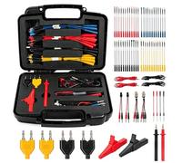 Câble multimetre tout silicone 68pcs 32A/1000V CAT III/IV, pointe de touche avec capot, pince crocodile, fiches 4mm pour diagnostic véhicule camion aiguille electricien testeur electrique