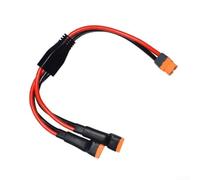 Câble Parallèle pour xt60 10AWG pour Station Portable 30cm Câble | Compatible panneaux solaires pliables, pour ecoflow, pour bluetti, pour anker, parfait pour camping et extérieur