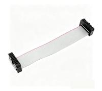 Câble plat gris pour boîtier Câble de données à ruban plat gris JTAG ISP, pas de 2.54mm, 1 pièce, FC-6/8/10/12/14/16/18/20/24/26/30/34/40/50 broches for en-tête de boîte DC3 F/F IDC(10CM,2x10 20P)