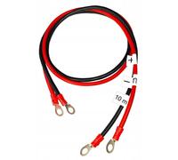 Câble pour batterie 2x9m LgY 10mm² avec cosses à œillet M8