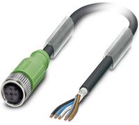 Câble pour capteurs/actionneurs Phoenix Contact SAC-5P-10,0-PUR/M12FS SH 1500758 Contenu: 1 pc(s)