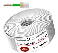 Câble pour chambre humide câble d'alimentation câble gaine NYM-J 1x25 mm² câb...