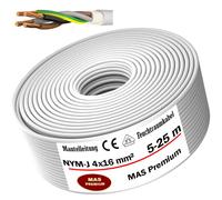 Câble pour pièce humide de 5 à 25 m câble d'alimentation câble gaine NYM-J 4 ...