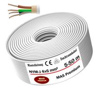 Câble pour pièce humide de 5 à 50 m câble d'alimentation câble gaine NYM-J 4 ...