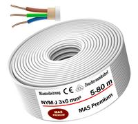 Câble pour pièce humide de 5 à 80 m câble d'alimentation câble gaine NYM-J 3 ...