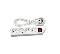 Câble Premiumcord 2m Rallonge Électrique 230v 4 Prises + Interrupteur, L'extension De La Douille, Câble De Réseau, Câbles, Adaptateurs, Commutateurs