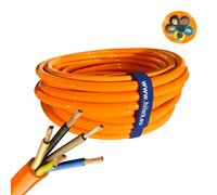 Câble PVC H07BQ-F 5x2,5mm² 50m Orange haute visibilité