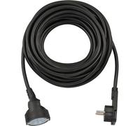 Câble rallonge Brennenstuhl 10 m protection enfant plat noir
