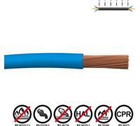 Câble Renforcé 1.5mm Bleu Sfh Câble électrique Renforcé 1.5mm2 Sans Halogène, Bleu, Bobine 200m. - Sediles