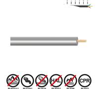 Câble Renforcé 6mm Gris Sans Halogène Sécurité Incendie, 6mm2, Sans Halogène, Renforcé - Sediles