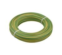 Câble rigide HO7V-U - 1,5 mm² - couronne de 100 m - jaune/vert DEBFLEX