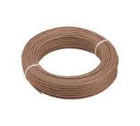 Câble rigide HO7V-U - 1,5 mm² - couronne de 100 m - marron DEBFLEX