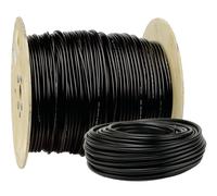 Câble rigide U-1000 R2V 3G2,5 mm² 25 m noir FILS & CÂBLES 20218288D